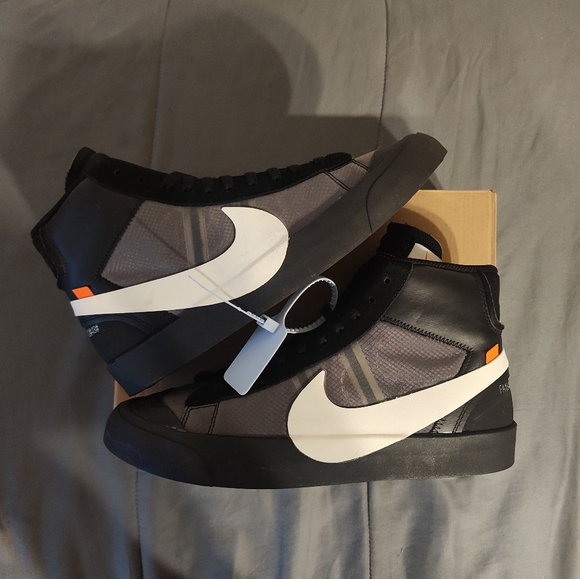 COPY - Off-White nike Blazer High Grim Reapers Size 13 - Picture 3 of 10